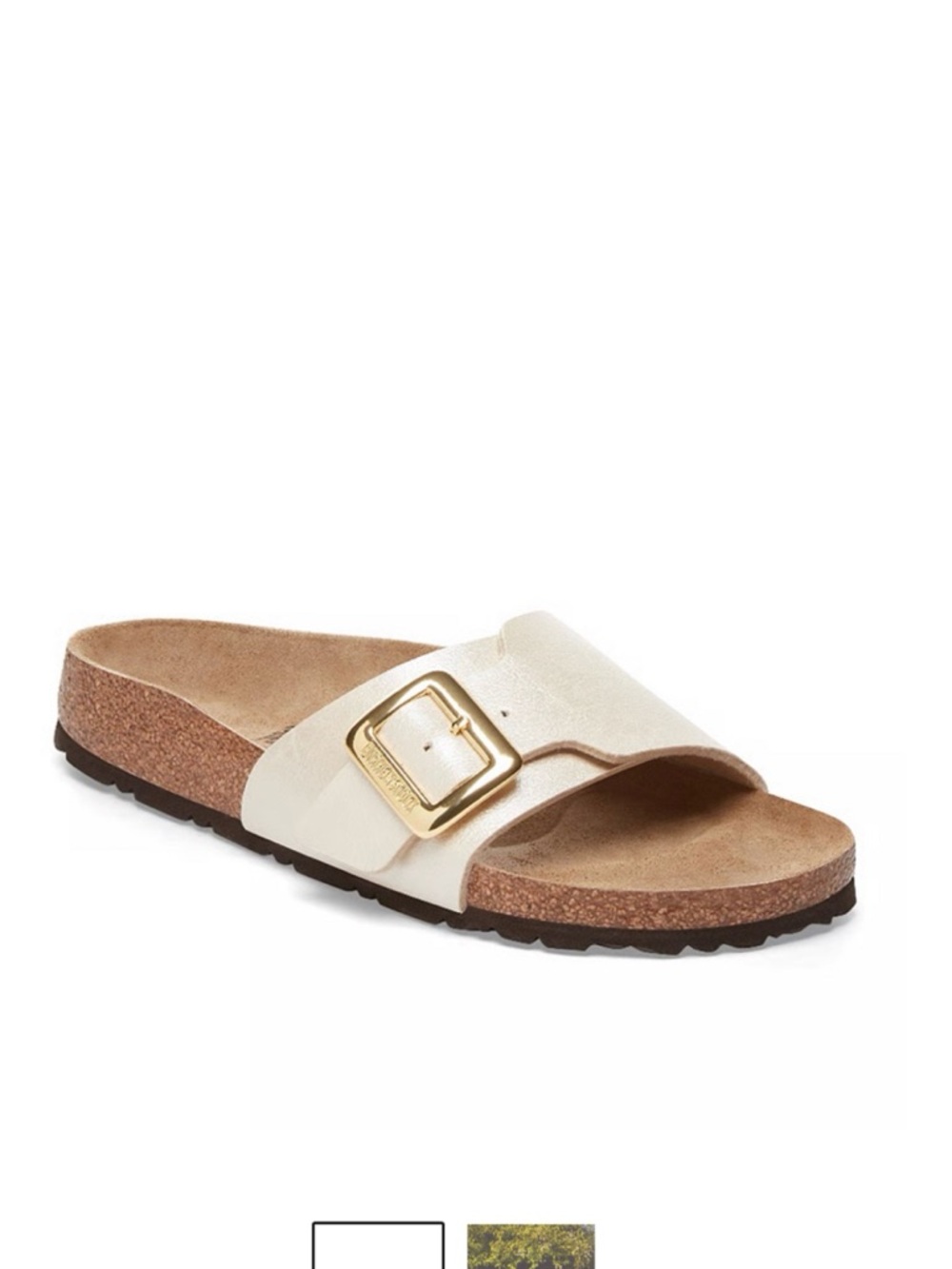 Birkenstock Catalina Big Buckle Sandals Pearl White Size 9–9.5 NIB - Picture 2 of 2